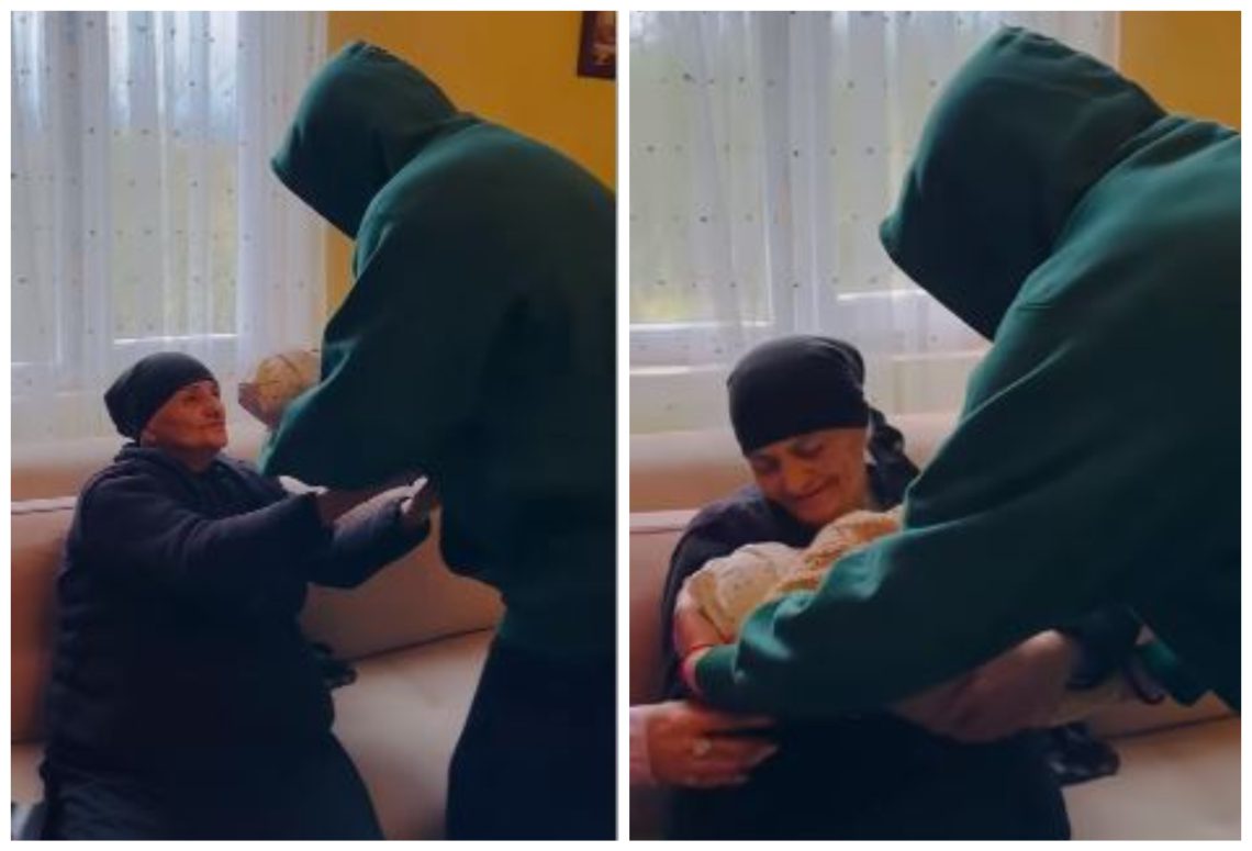 🎥 VIDEO: ნათელა ბებოს პირველი რეაქცია, როცა გივიკომ პირველად შვილიშვილი ხელებში ჩაუწვინა