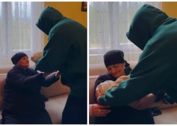 🎥 VIDEO: ნათელა ბებოს პირველი რეაქცია, როცა გივიკომ პირველად შვილიშვილი ხელებში ჩაუწვინა