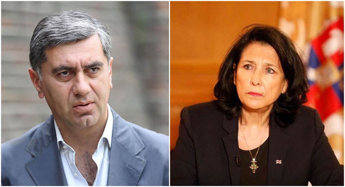 ირაკლი ოქრუაშვილმა სალომე ზურაბიშვილი თვითმფრინავში მძინარე გამოიჭირა – ნახეთ ფოტო