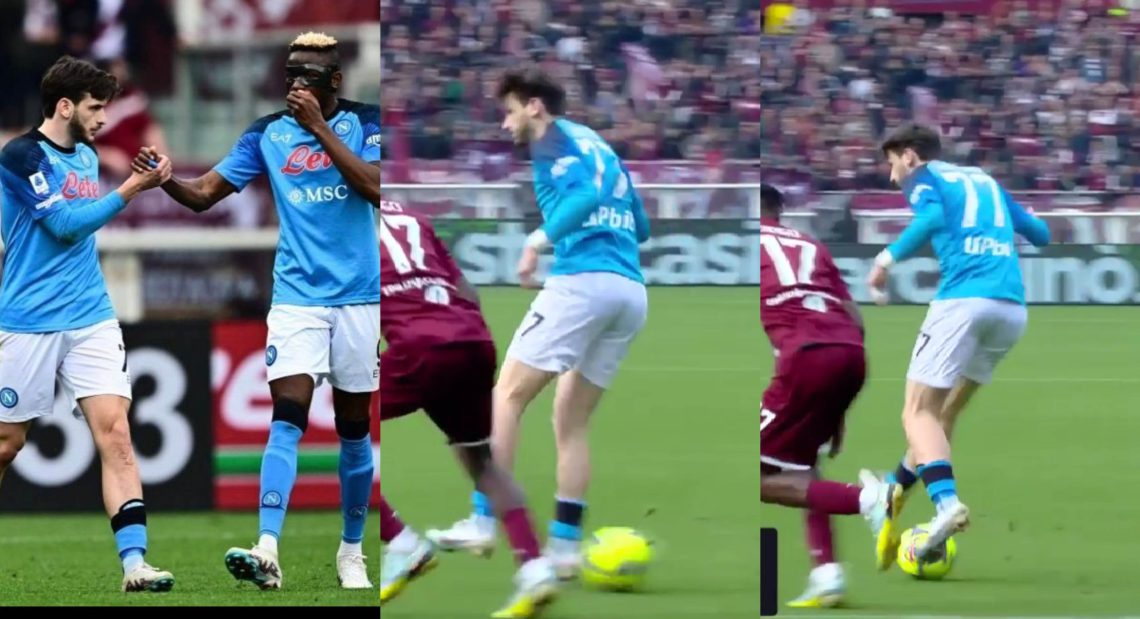 🎥ვიდეო:კვარას ქუსლი, პასი და ნაპოლი 3:0 იგებს – ნახეთ კვარას გროსმეისტერული მომენტი