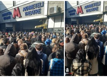 📷 Photo: რა ხდება ამ წუთებში ახმეტელის მეტროსთან?