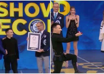 🎥 VIDEO: მილანში ქართველმა მოცეკვავემ გინესის რეკორდი დაამყარა და შეყვარებულს ხელი პირდაპირ სცენაზე სთხოვა – კადრები, რომელმაც იტალია აატირა