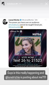 ლაიონელ რიჩი ნუცა ბუზალაძეს მხარს საჯაროდ უჭერს