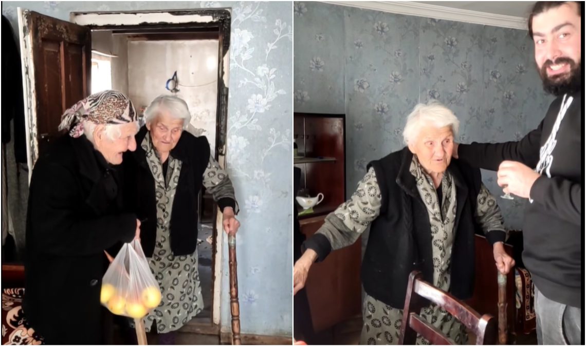 🎥VIDEO: 87 და 92 წლის ქუთაისელი დების ემოციური შეხვედრა – ცრემლებს ვერ შეიკავებთ