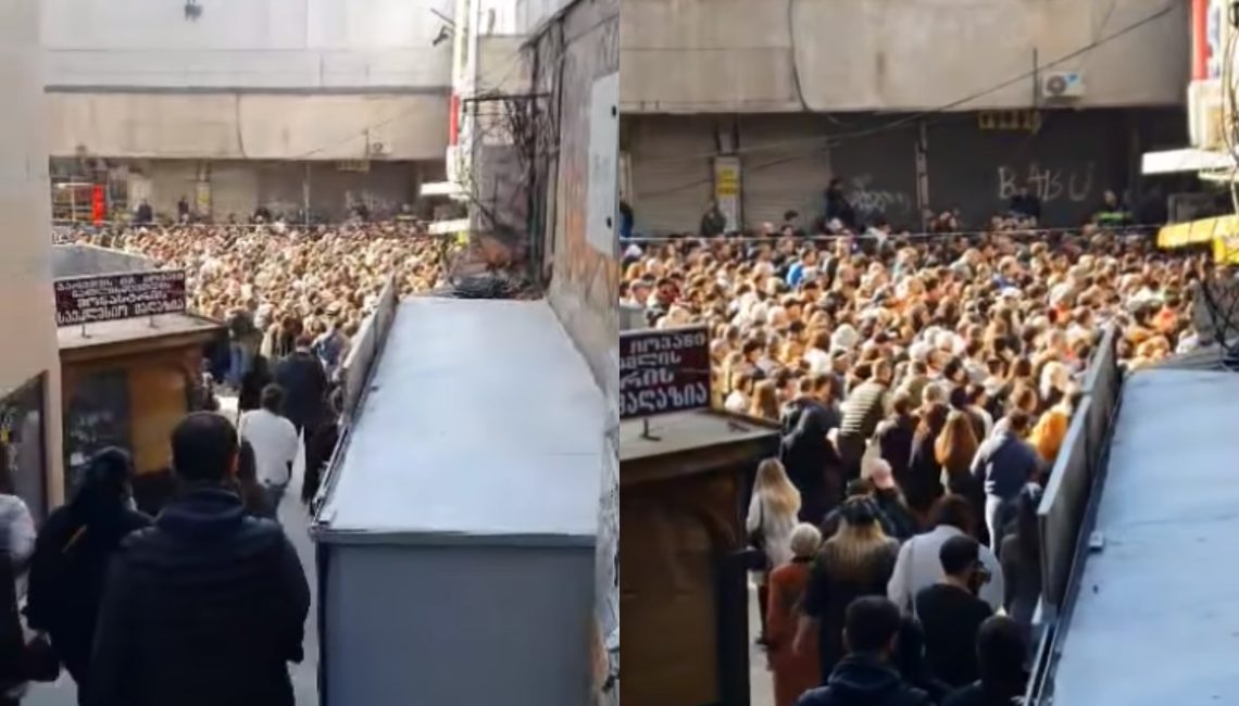 🎥 რა ხდება ამ წუთებში ახმეტელის მეტროსთან?