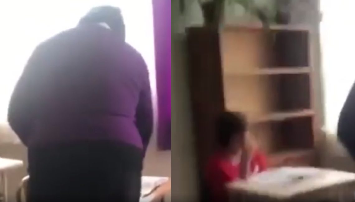 VIDEO: ქუთაისში მასწავლებელმა მოსწავლეზე ფიზიკურად იძალადა – უმძიმესი კდრები სკოლიდან