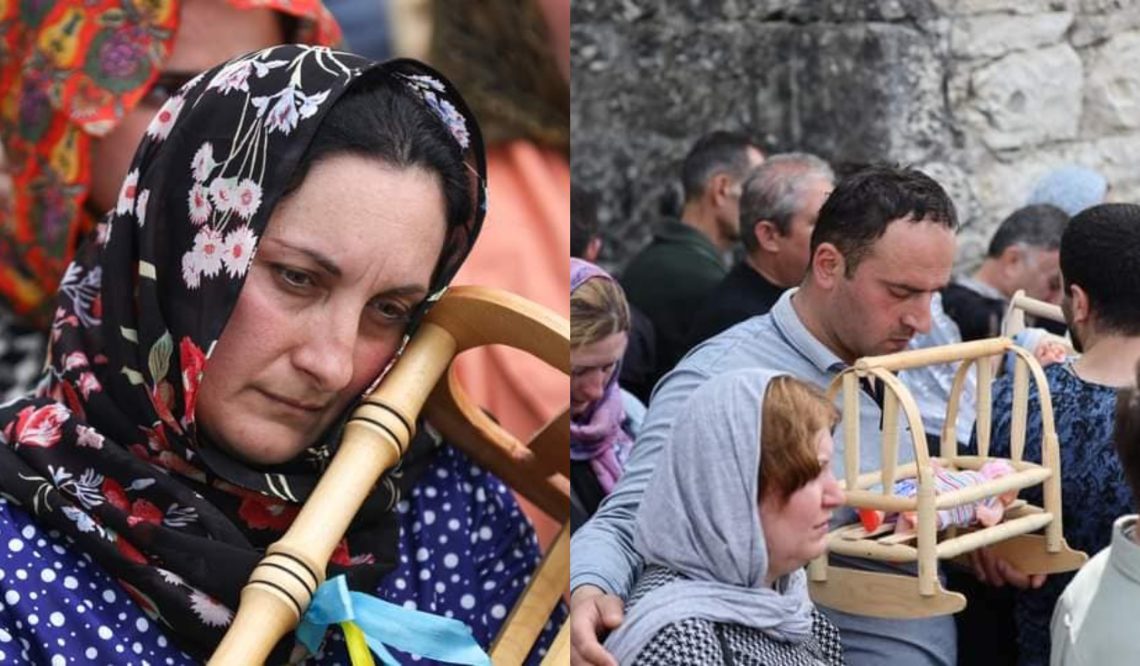 “უფალმა ყველას აგისრულოთ თქვენი ნატვრა”-სულისშემძვრელი ფოტოები წლევანდელი წაჩხურობიდან