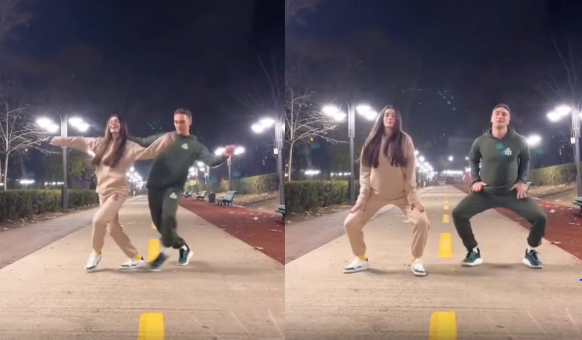 🎥 ვაკის პარკში აცეკვებული ლიზა ჩიჩუა და ირაკლი მაქაცარია – კადრები სოციალურ ქსელს იპყრობს