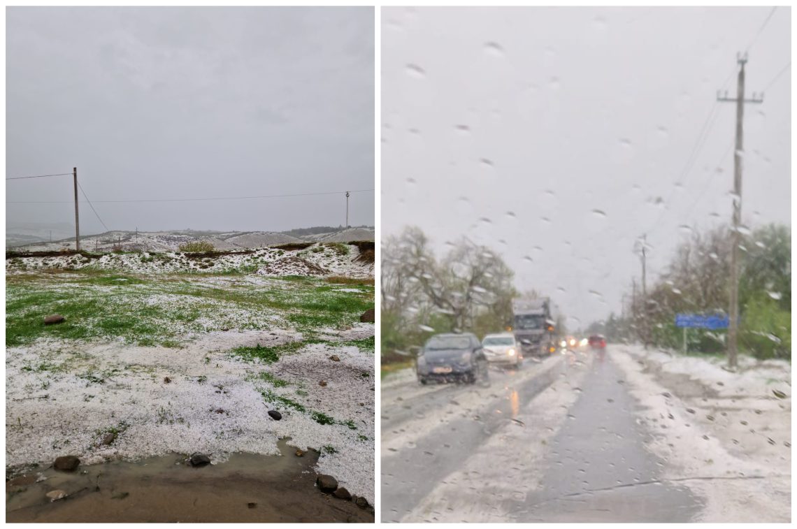 🎥 VIDEO: ძლიერი წვიმა და უამინდობა კახეთში – რა ხდება ადგილზე, სადაც სეტყვამ მიწის საფარი მთლიანად დაფარა