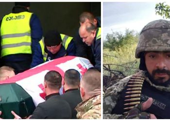 უკრაინაში დაღუპული მებრძოლი, მიხეილ მაზანაშვილი სამშობლოში ჩამოასვენეს