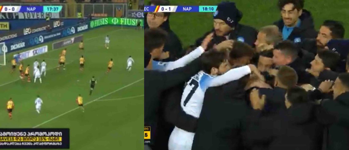 🎥გოოლ! ხვიჩას ნაპოლი დაწინაურდა – ნახეთ ულამაზესი გოლი