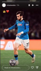 📸ნახეთ, რა ფოტოს აქვეყნებს ხვიჩა კვარაცხელიას საცოლე