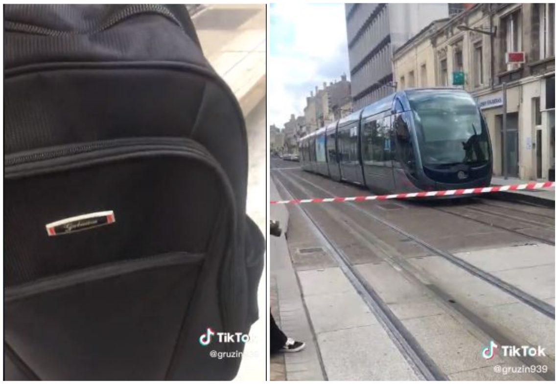 🎥 VIDEO: ქართველმა ტრამვაიში ჩანთა დატოვა, რის გამოც საფრანგეთში ტრამვაი გააჩერეს