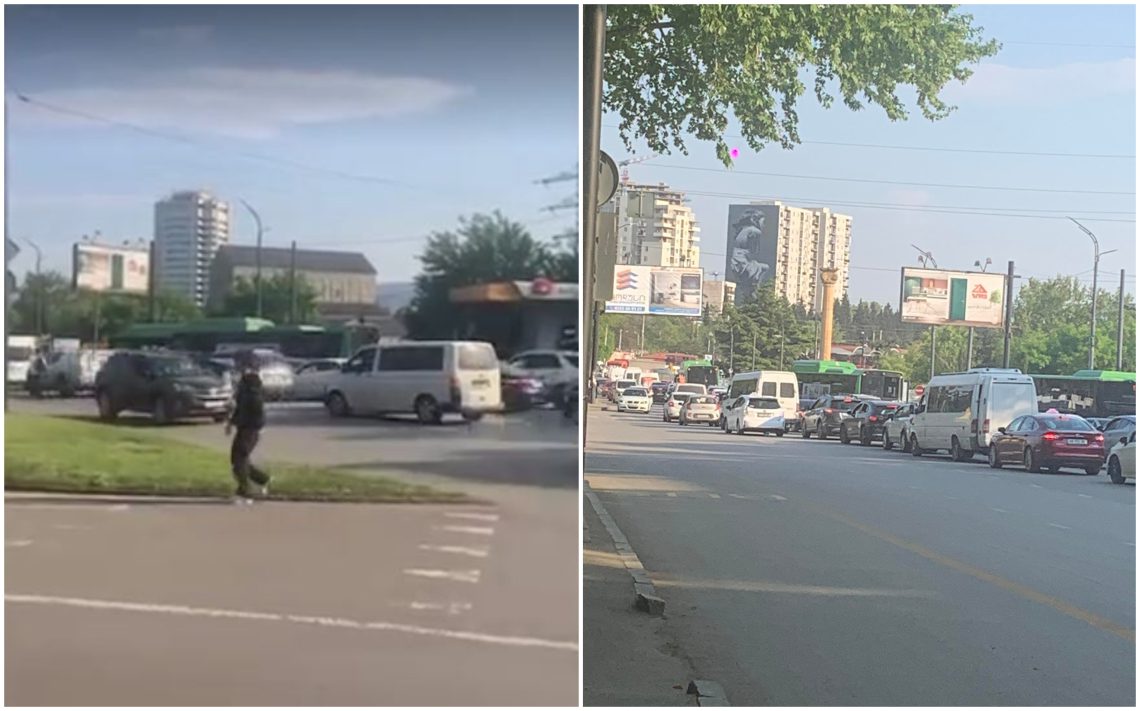 🎥 VIDEO: პარალიზებული ქალაქი – რა ხდება ამ წუთებში დიდუბის მიმდებარე ტერიტორიაზე