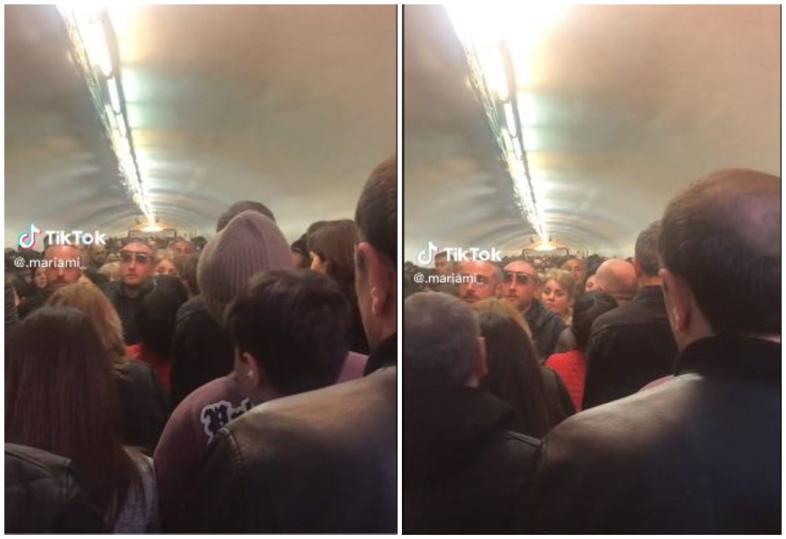 🎥 VIDEO: რა ხდება ამ წუთებში სადგურის მოედანზე – საგანგაშო კადრები თბილისის მეტროდან