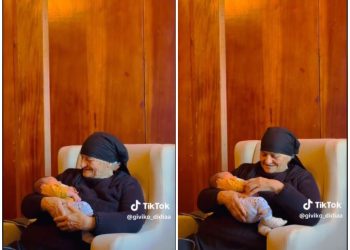 🎥 VIDEO: “ნათელა ბებო შვილთაშვილს ეფერება” – ახალი კადრები გურიიდან