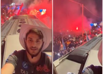 🎥 VIDEO: ნახეთ, როგორ დახვდა „ნაპოლის“ გულშემატკივარი „იუვესთან“ გამარჯვებულ კვარასა და მთელ გუნდს