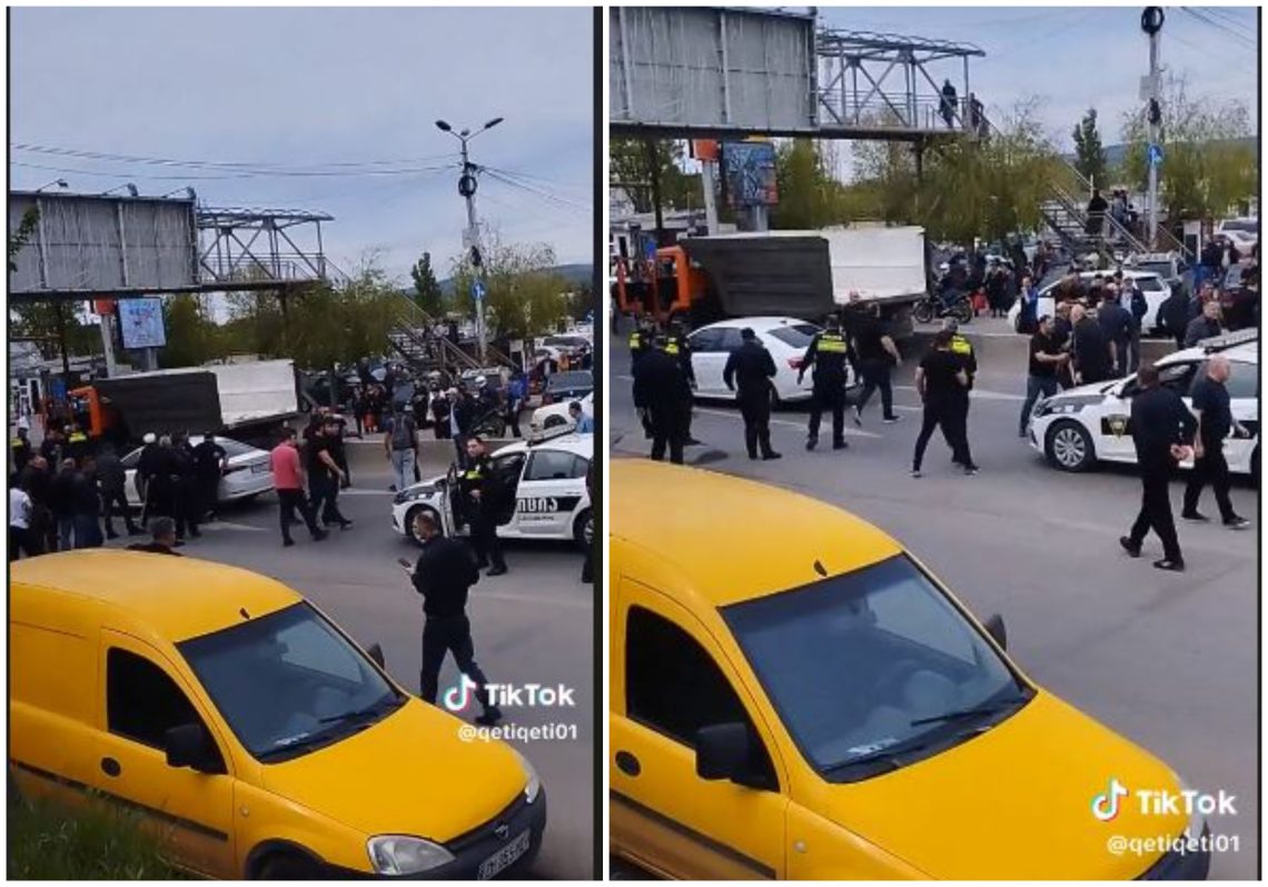 🎥 VIDEO: „კამაზი“ , რომელიც ღარიბაშვილის სახლს დაეჯახა, „ლილომოლის“ წინ დააკავეს – ნახეთ სპეცოპერაციის კადრები