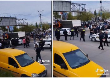 🎥 VIDEO: „კამაზი“ , რომელიც ღარიბაშვილის სახლს დაეჯახა, „ლილომოლის“ წინ დააკავეს – ნახეთ სპეცოპერაციის კადრები