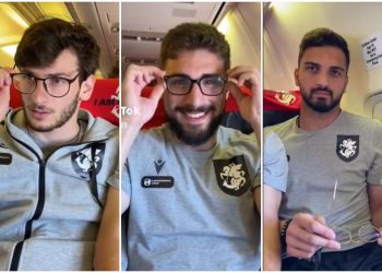 🎥 VIDEO: “პაროდიაა თუ უბრალოდ ოხუნჯობენ?” – ნახეთ, როგორ ერთობიან თვითმფრინავში კვარა და საქართველოს ნაკრების ფეხბურთელები