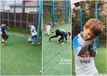 🎥 VIDEO: პატარა ფეხბურთელი თბილისის ქუჩიდან, რომელიც კვარცხელიას თამაშის სტილით ძალიან ჰგავს