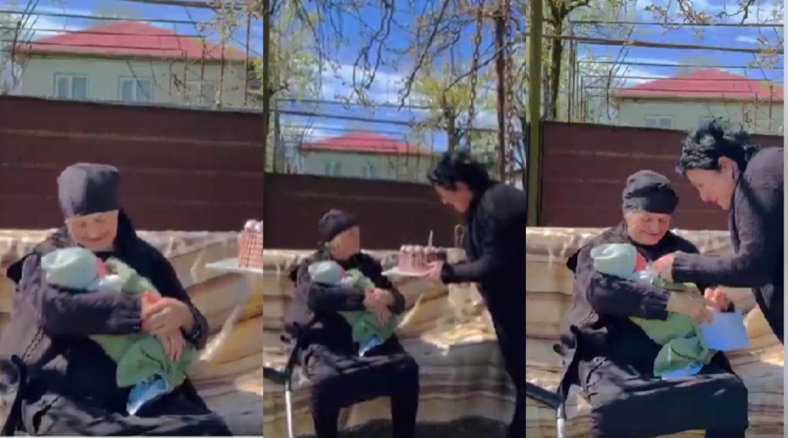 🎥ნათელა ბებომ 78 წლის იუბილე შვილთაშვილთან აღნიშნა- ემოციური კადრები