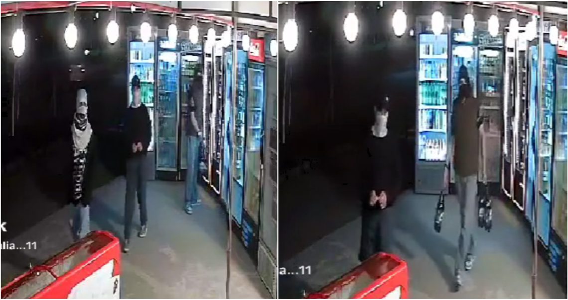 სამმა ახალგაზრდამ მაღაზიიდან ლუდი მოიპარა – რა დააფიქსირა სათვალთვალო კამერამ