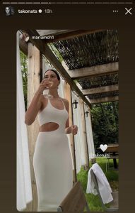 თაკო ნაცვლიშვილის თეთრი კაბა და კადრები წინასაქორწინო წვეულებიდან