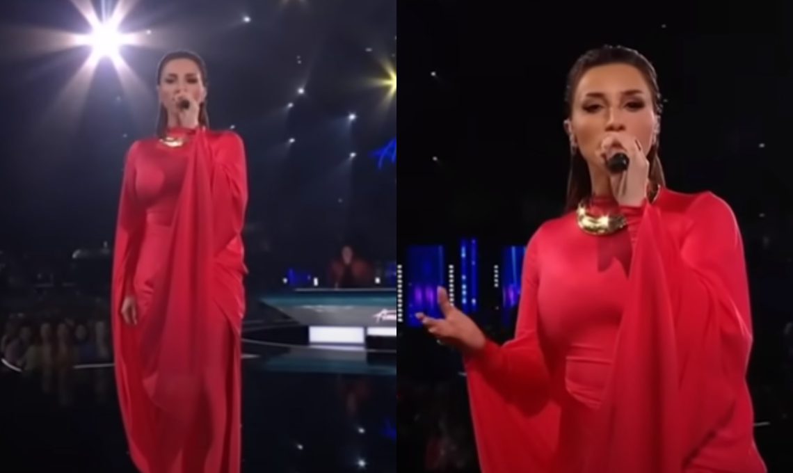 VIDEO: “ქართველი ქართველისთვის” – ნუცა ბუზალაძეს American Idol-ში ბოლო გამოსვლისას დემნა გვასალიას მიერ შექმნილი კაბა ეცვა