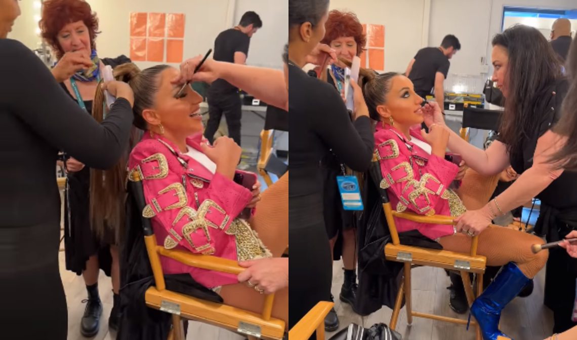 VIDEO: როგორ ამზადებენ ნუცა ბუზალაძეს სცენაზე გამოსასვლელად – კადრები კულისებიდან, რომელიც სიამაყით აგავსებთ