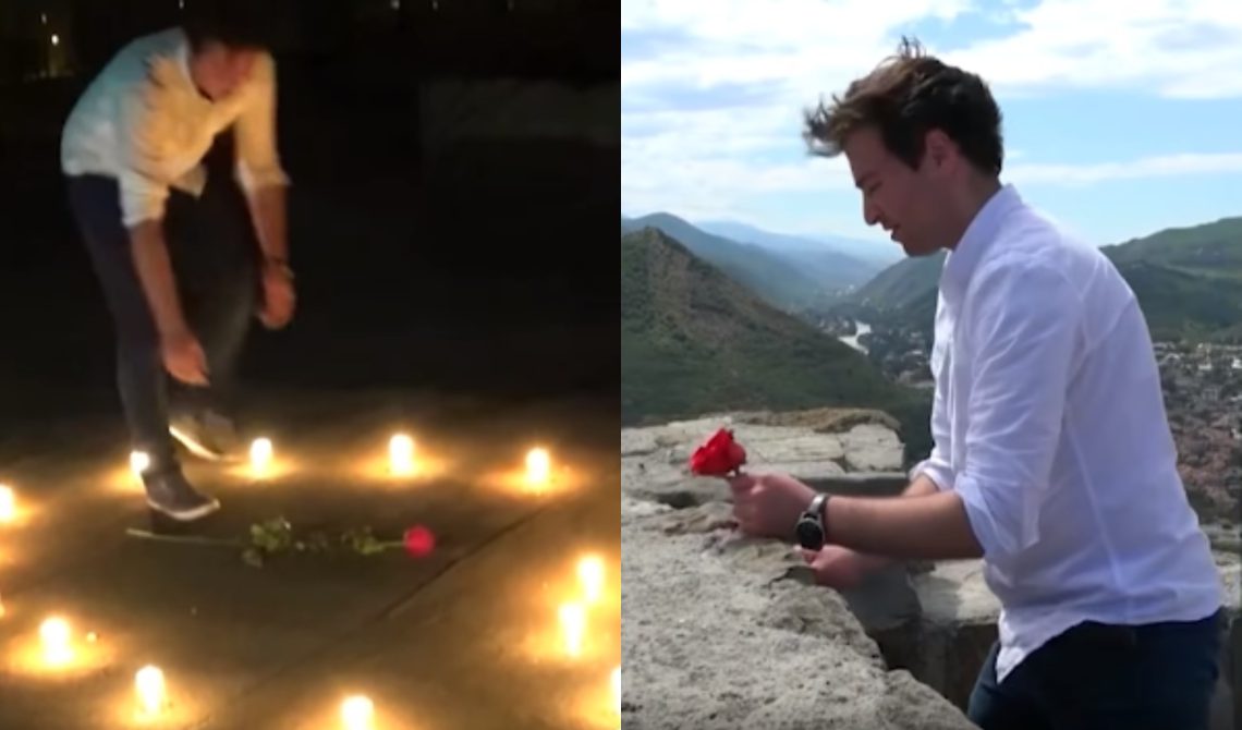 VIDEO: ხელის თხოვნისთვის სპეციალურად გადაღებული პატარა ფილმი – ქართველი წყვილის ძალიან ემოციური ვიდეო