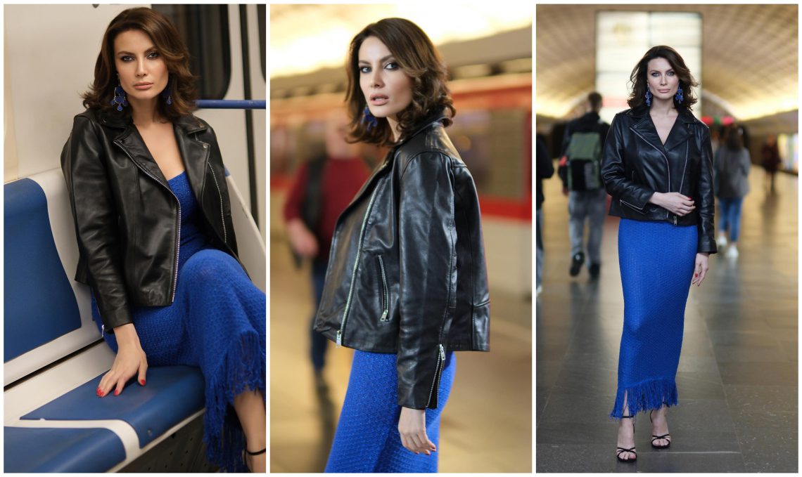 PHOTO: თაკო ჩხეიძე საზოგადოებრივ ტრანსპორტში – მოდელის ულამაზესი ფოტოები მეტროდან