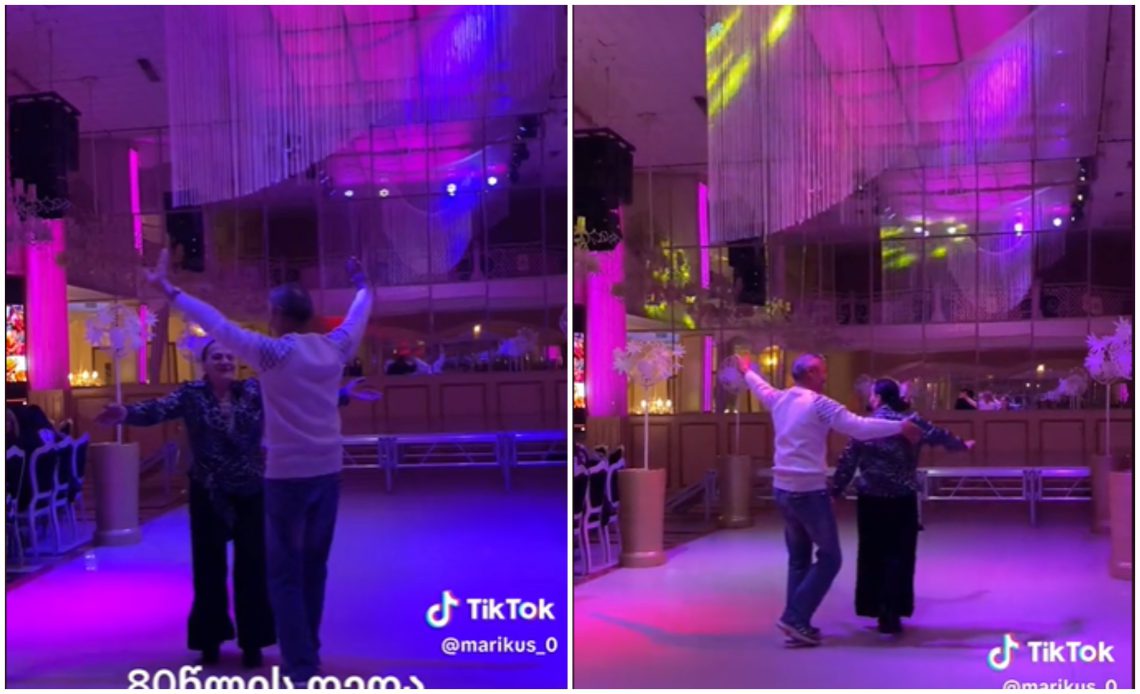 80 წლის დედის “გაჯაზება” 60 წლის შვილის იუბილეზე – ენერგიული ვიდეო, რომელმაც ინტერნეტი მოიცვა