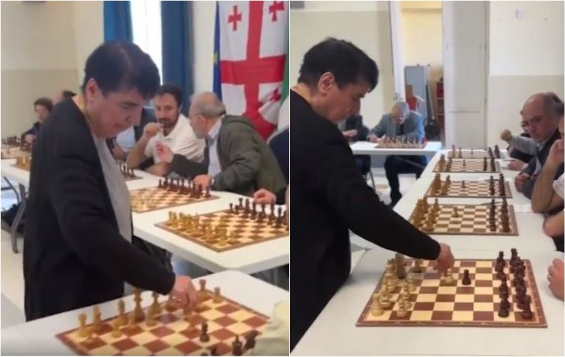 🎥  VIDEO: ხვიჩა კვარაცხელიას საგულშემატკივროდ ნეაპოლში ჩასული ნონა გაფრინდაშვილი ადგილობრივებს ჭადრაკის მასტერკლასებს უტარებს