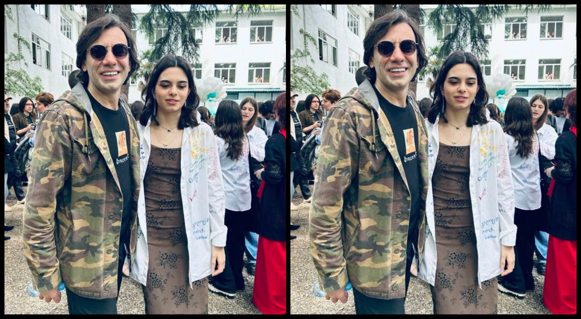 “სკოლა დაამთავრა ამასობაში” – ჯაბა კილაძე შვილის ბოლო ზარიდან ფოტოებს აქვეყნებს