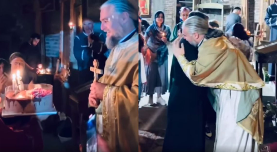 VIDEO: ლამაზი დეკორაქციები, ბუშტები და ყვავილები ეკლესიის ეზოში – ნახეთ, როგორ აღნიშნეს ვაკელებმა მამა შალვა კეკელიას დაბადების დღე