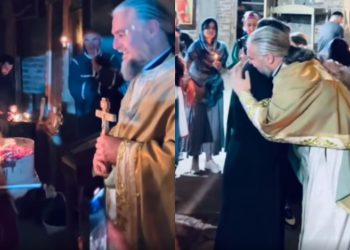 VIDEO: ლამაზი დეკორაქციები, ბუშტები და ყვავილები ეკლესიის ეზოში – ნახეთ, როგორ აღნიშნეს ვაკელებმა მამა შალვა კეკელიას დაბადების დღე