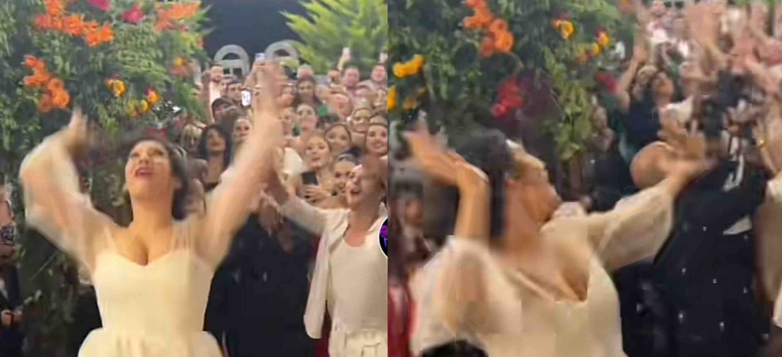 🎥VIDEO: ვინ დაიჭირა რუსკა ქარქაშაძის მიერ ნასროლი თაიგული ქორწილში