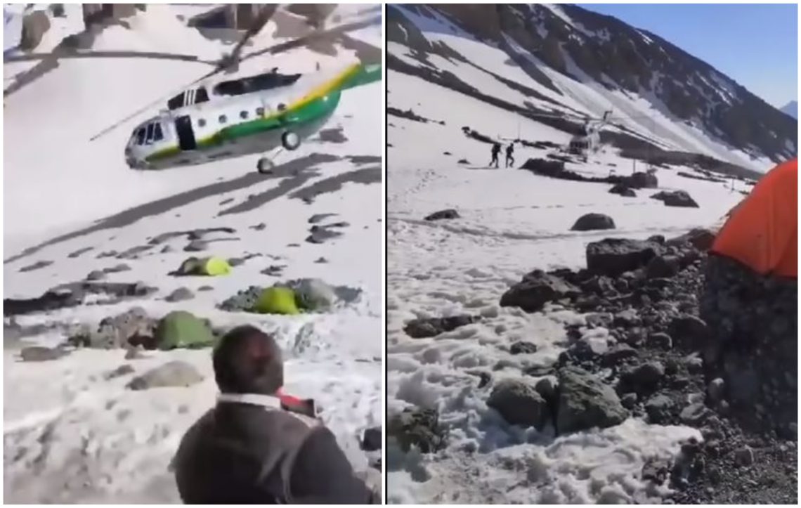 🎥 VIDEO: ვერტმფრენი, რომელიც უბედურ შემთხვევას ბეწვზე გადაურჩა – რა ვიდეო ვრცელდება ყაზბეგიდან