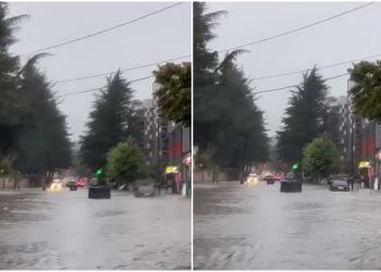 🎥 VIDEO: “წყალმა ნაგვის ურნები გაიტაცა” – რა ვიდეო ვრცელდება ზესტაფონიდან, სადაც ძლიერი წვიმების გამო ქუჩები მთლიანად დატბორილია