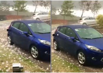 🎥 VIDEO: „თოვლის გუნდისხელა სეტყვამ მანქანა კინაღამ დალეწა“ – ამირან სალუქვაძე ძლიერი სტიქიის ამსახველ ვიდეოს ავრცელებს