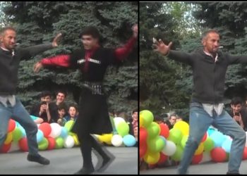 VIDEO: გორში მამაკაცი სცენაზე ავარდა და კინაღამ კონცერტი ჩაშალა – ნახეთ, რა მოხდა ქართული ცეკვის დროს