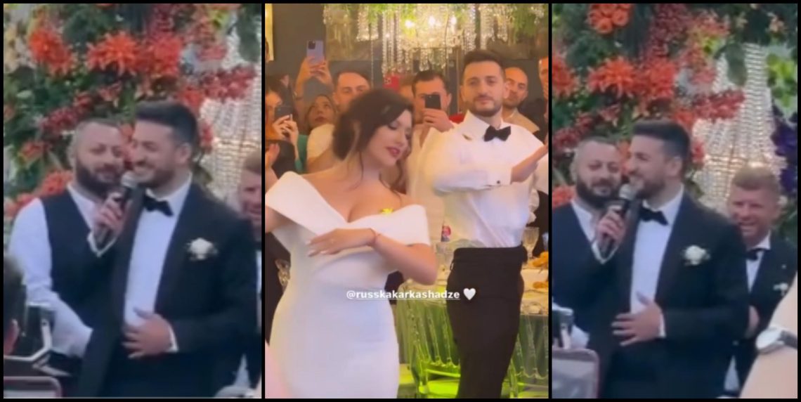 “ყველაფერზე თანახმა ვარ” – ნახეთ, როგორი ემოციური საქორწინო ფიცი დადო რუსკა ქარქაშაძის ქმარმა ქორწილში