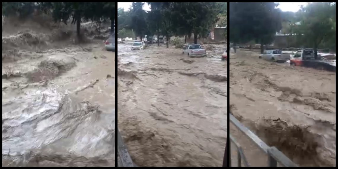 VIDEO: “საშინელება ხდება გურჯაანში… როგორც ჩანს, ზემოთ სახლებს ანგრევს, სახლის ნივთები მოაქვს წყალს” – რა საზარელი კადრები ვრცელდება კახეთიდან