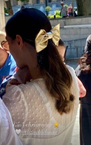 ლიზა ჩიჩუას და ირაკლი მაქაცარიას შვილი გაქრისტიანდა - ნახეთ წყვილის პირველი ოჯახური კადრები