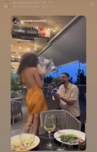 გიორგი მამარდაშვილმა რჩეულს ხელი სთხოვა - ნახეთ ემოციური კადრები