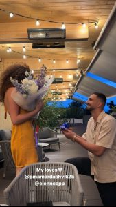 გიორგი მამარდაშვილმა რჩეულს ხელი სთხოვა - ნახეთ ემოციური კადრები