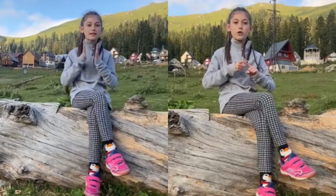 🎥 11 წლის ნატალია სმენადაქვეითებული თანატოლებისთვის ზღაპარს ჟესტების ენით ყვება – ემოციური ვიდეო