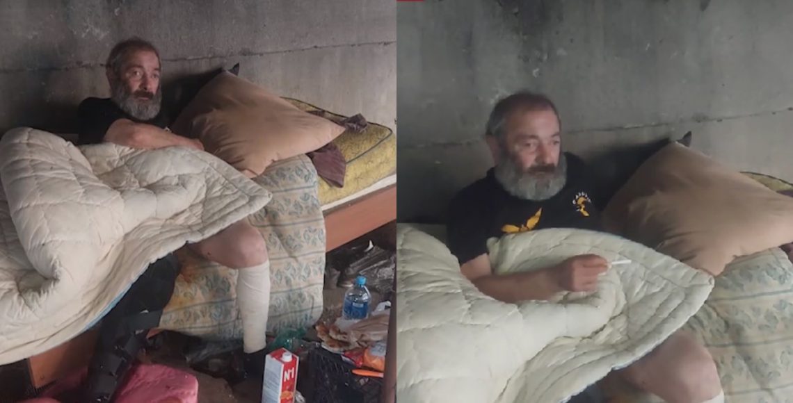 🎥”მთელი ზამთარი აქ ვიყავი..” – 63 წლის კაცი რამდენიმე თვეა ღამეს ქუჩაში ათევს, ვიდეო, რომელიც აგატირებთ