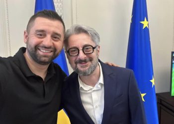 ნიკა გვარამია კიევში დავით არახამიას შეხვდა